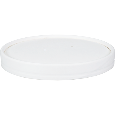 Depa Deksel | soepbeker | Karton + PE | rond | Ø117mm | wit | 500 stuks