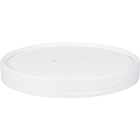 Depa Deksel | soepbeker | Karton + PE | rond | Ø117mm | wit | 500 stuks - thumbnail