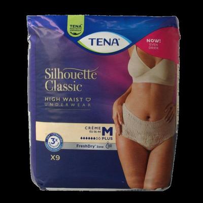 Tena Silhouet classic+ high waist creme M 9 Stuks