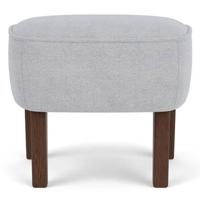 Audo Copenhagen Ingeborg voetenbank donker eiken Fiord 0751 - thumbnail