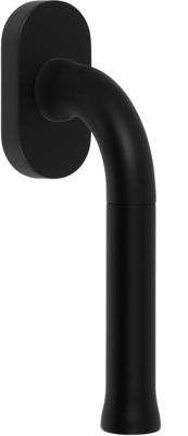 Formani Edward van Vliet NOUR EV101-DK-O draaikiepgarnituur zonder logo niet afsluitbaar - mat zwart