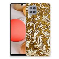 Siliconen Hoesje Samsung Galaxy A42 Barok Goud - thumbnail