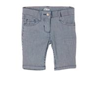 s.Oliver gestreepte slim fit short blauw/wit - thumbnail