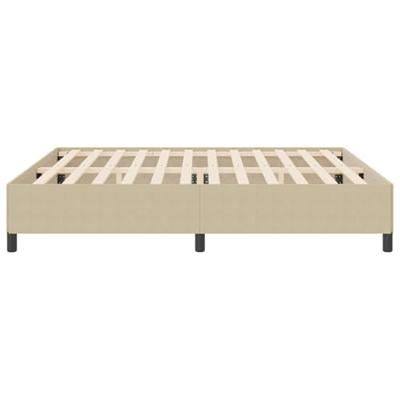 Bedframe Grijs groen 200 x 200 cm Katoenen stof
