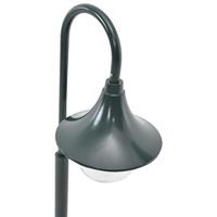 Paalverlichting tuin E27 120 cm aluminium donkergroen - thumbnail