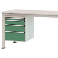 Manuflex ZB4764.6011 Behuizing onderbouw stationair, gebruiksh. 500 mm met 4 lades. Voor tafel diepte 1200 mm - thumbnail