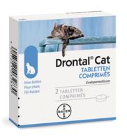Drontal Cat ontwormingsmiddel kat 2 tabletten - thumbnail