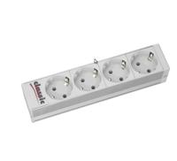 Bachmann 333.0122 10 inch Stekkerdoos voor patchkast Aluminium profiel Aluminium - thumbnail