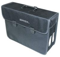 Basil malaga xl - enkele fietstas, unisex, zwart - thumbnail