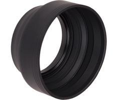 Caruba Rubberen Zonnekap - 3in1 - 55mm