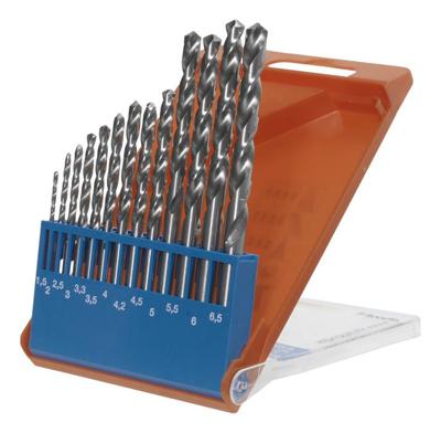 HSS Spiraalborenset Silver Star 1.5-6.5 mm cassette 13-delig KWB - Kwb