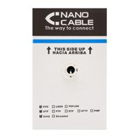 Nanocable 10.20.0904 - Ethernet-netwerkkabel spoel RJ45 Cat.6 FTP AWG24, stijf, grijs, 305 mts - thumbnail