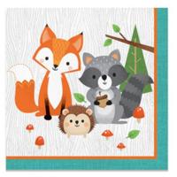 Haza Witbaard wild ones servetten, 16st. - thumbnail