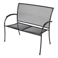 Nordic 2-zits metalen tuinbank - thumbnail