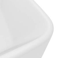 VidaXL Wastafel 41x30x12 cm keramiek matwit - thumbnail