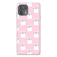Motorola Edge 20 Lite | TPU Hoesje | Sleeping Cats - thumbnail