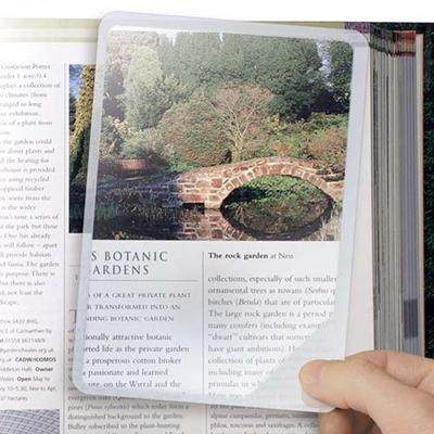 Vergrootglas plat - flexibel klein Vergrootglas plat - flexibel klein