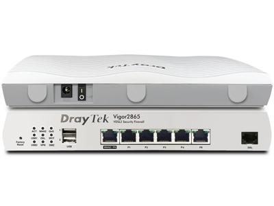 Draytek V2865-B-DE-AT-CH bedrade router Gigabit Ethernet Draytek V2865-B-DE-AT-CH bedrade router Gigabit Ethernet