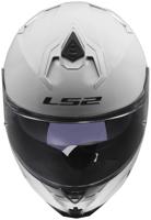 LS2 integraalhelm "ff817 challenger ii solid" helmet ff817 challeng ii solid white gr. l - thumbnail