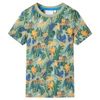 VidaXL Kindershirt met korte mouwen 128 meerkleurig - thumbnail