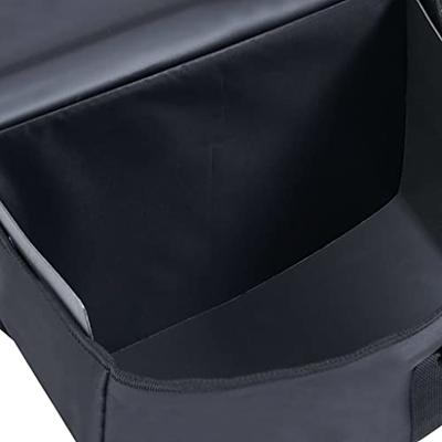 Fietstas voor bagagedrager dubbel waterdicht 35 L zwart - thumbnail