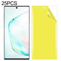 25 stuks voor Galaxy Note 10 + Soft TPU volledige dekking front Screen Protector - thumbnail