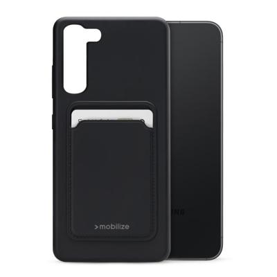Mobilize Rubber Gelly Card Case Samsung Galaxy S23 5G Matt Black