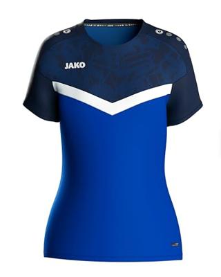 JAKO 6124D T-Shirt Iconic Dames - Royal/Marine - 38
