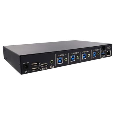 Rextron USW-N334 USB 3.2 Switch 4-poorts | Zwart Rextron USW-N334 USB 3.2 Switch 4-poorts | Zwart