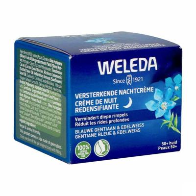 Weleda Blauwe gentiaan&edelweiss versterkende nachtcreme 40 Milliliter