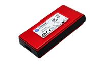 Kingston XS1000 1 TB Externe SSD harde schijf USB-C Rood SXS1000R/1000G - thumbnail