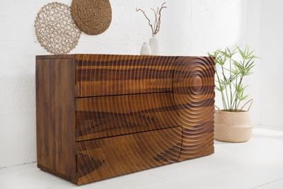 Dressoir Illusion 120cm Massief Sheesham Hout - 38730