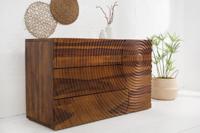 Dressoir Illusion 120cm Massief Sheesham Hout - 38730 - thumbnail