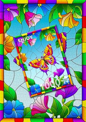 Crystal Butterfly Puzzel 1000 Stukjes