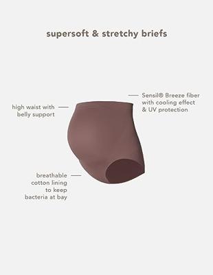 Noppies Nisa Naadloze Sensil Zwangerschapsslip Deep Taupe