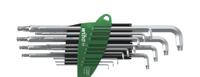 Wiha Stiftsleutelset | in ProStar houder | Stubby TORX® kogelkop | titaanzilver | 14-delig - 40979 - 40979 - thumbnail