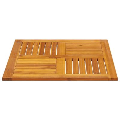Tafelblad vierkant 70x70x2 cm massief acaciahout