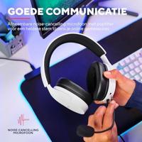 Gaming Headset met Microfoon Trust GXT 490 Wit Zwart Multicolour Zwart/Wit - thumbnail