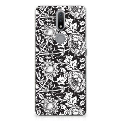 Nokia 2.4 | TPU Case | Black Flowers Nokia 2.4 | TPU Case | Black Flowers