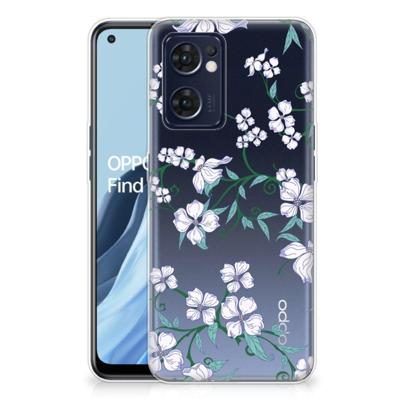 OPPO Reno 7 5G | Find X5 Lite Uniek | TPU Case | Blossom White