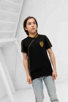 Touzani Kohaku T-Shirt Kids Zwart - Maat 164 - Kleur: GoudZwart | Soccerfanshop - thumbnail