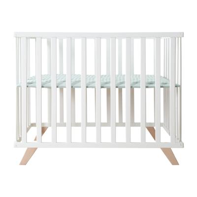 Babybox - ROBA - 75 x 100 cm - Inclusief 'Lil Planet' matgroene boxmat - Wit