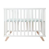 Babybox - ROBA - 75 x 100 cm - Inclusief 'Lil Planet' matgroene boxmat - Wit - thumbnail