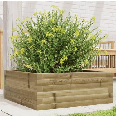 VidaXL Plantenbak 60x60x23 cm geïmpregneerd grenenhout