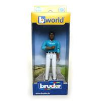 Bruder man getint met witte broek 10,7cm - thumbnail