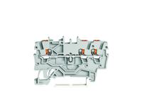 WAGO 2200-1301 Doorgangsklem 3.50 mm Push-In-klem Grijs 100 stuk(s) - thumbnail