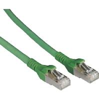 Metz Connect 1308453055-E RJ45 Netwerkkabel, patchkabel CAT 6A S/FTP 3.00 m Groen Snagless 1 stuk(s)