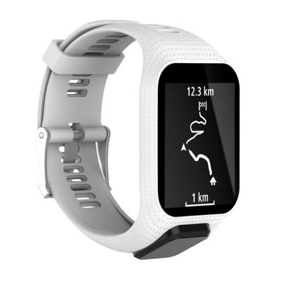 Silicone sport polsband voor TomTom runner 2/3 serie (wit)