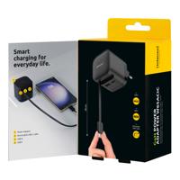 Intenso Intenso Power Adapter W65ACIC GaN black USB-oplader 65 W 1x USB-C Quick Charge 4.0 Zwart Thuis - thumbnail