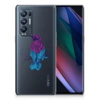 OPPO Find X3 Neo Telefoonhoesje met Naam Merel - thumbnail